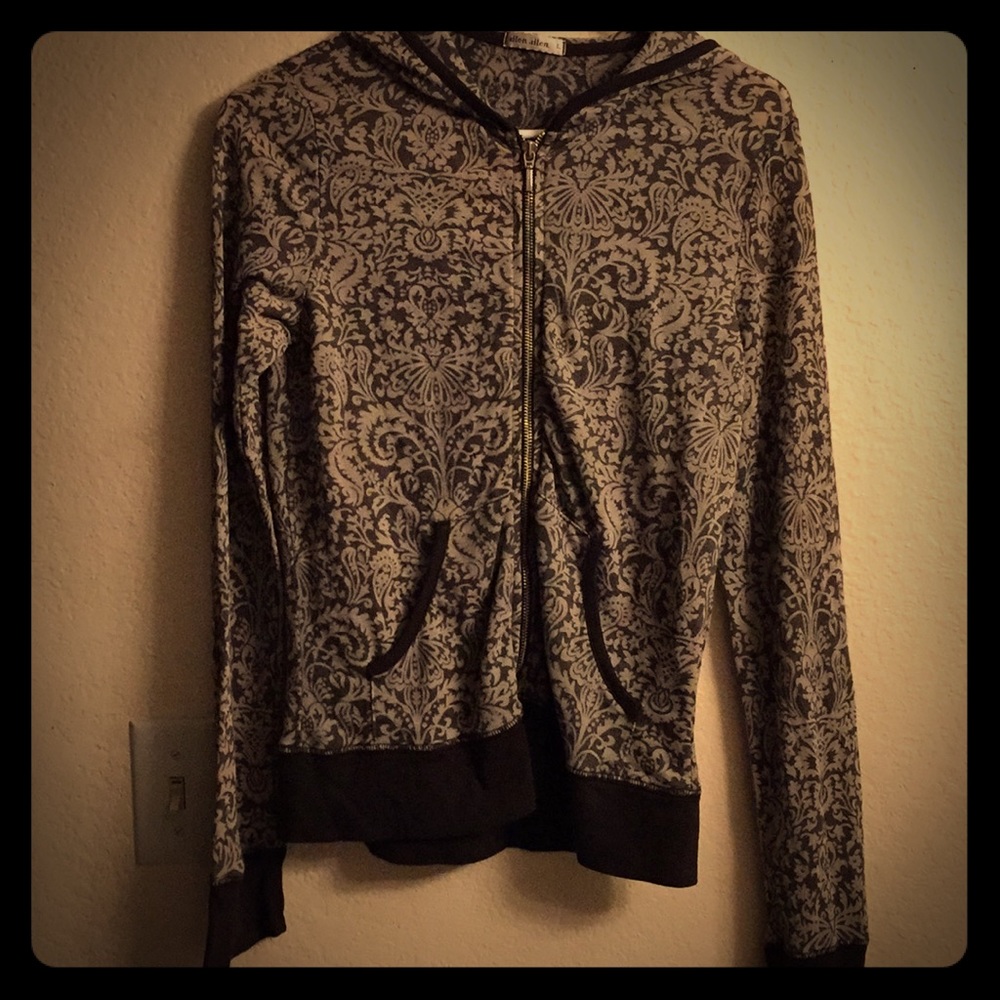 Vintage Allen Allen Size L Women’s Zip Up Sweater